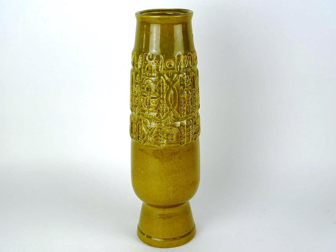 BITOSSI POTTERY TALL VASE: 15"