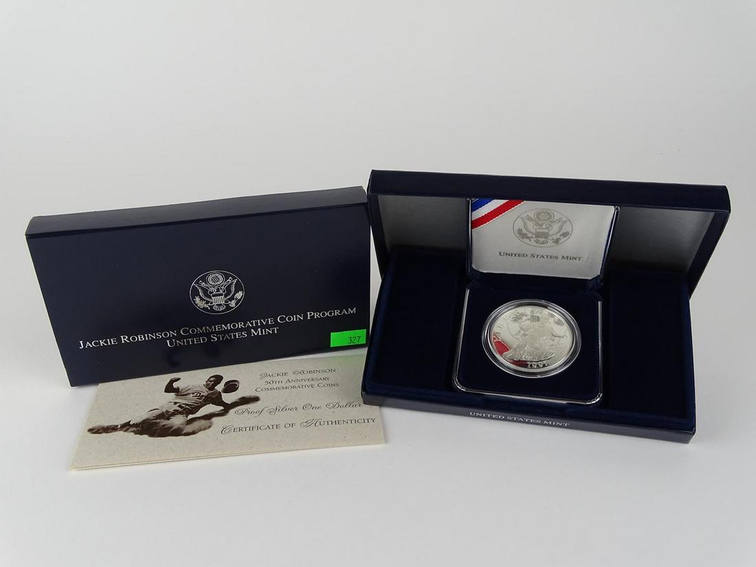 1997 JACKIE ROBINSON SILVER DOLLAR: OGP
