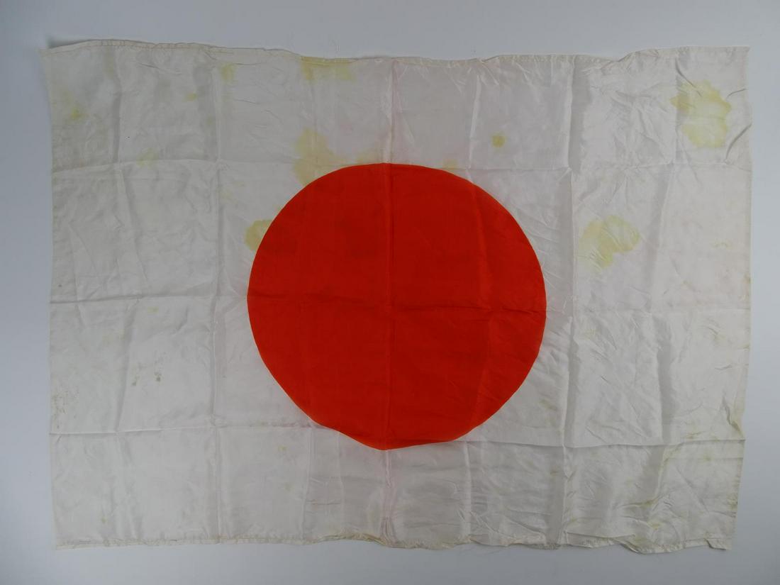 WWII JAPANESE SILK MEATBALL FLAG: SEE TITLE