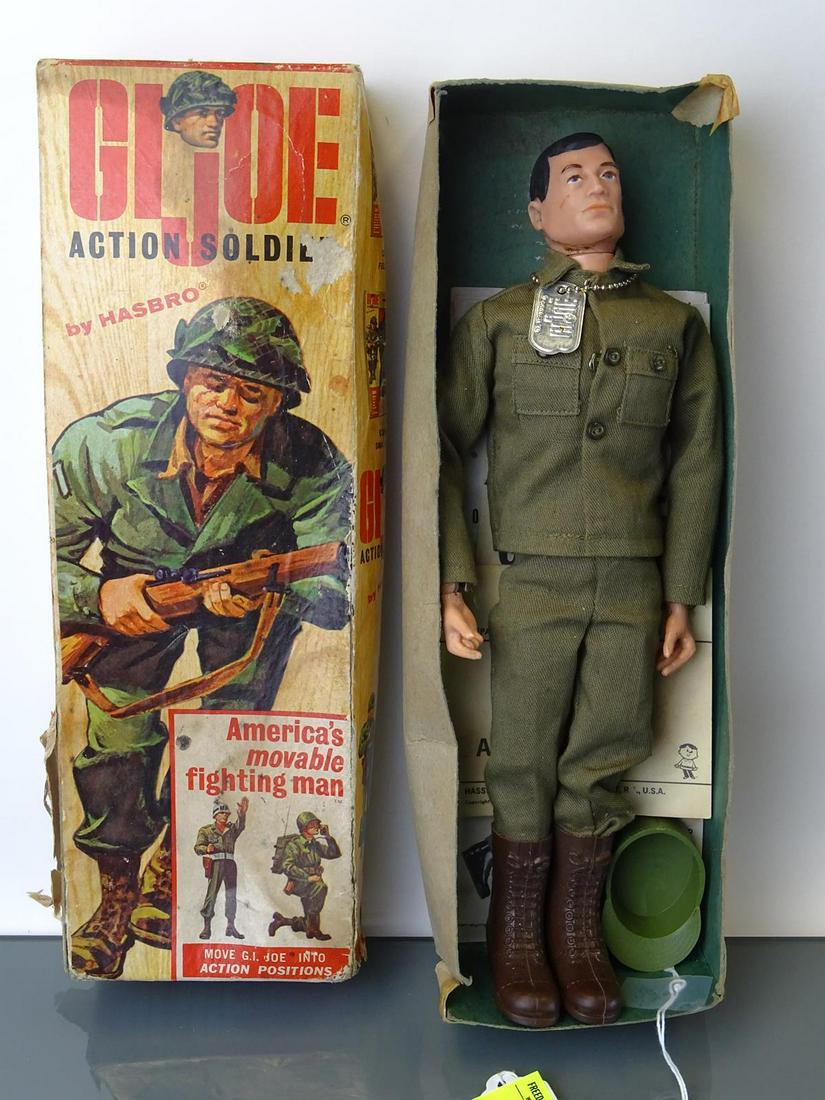 1965 HASBRO G.I. JOE ACTION FIGURE: INCLUDES ORIGINAL BOX AND PAPERS