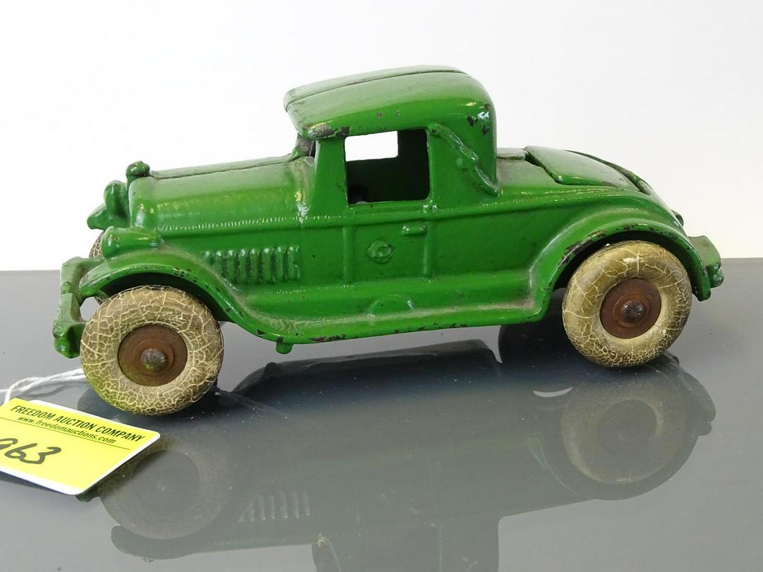 ARCADE CAST IRON ROADSTER: WITH RUMBLE SEAT. 6"L