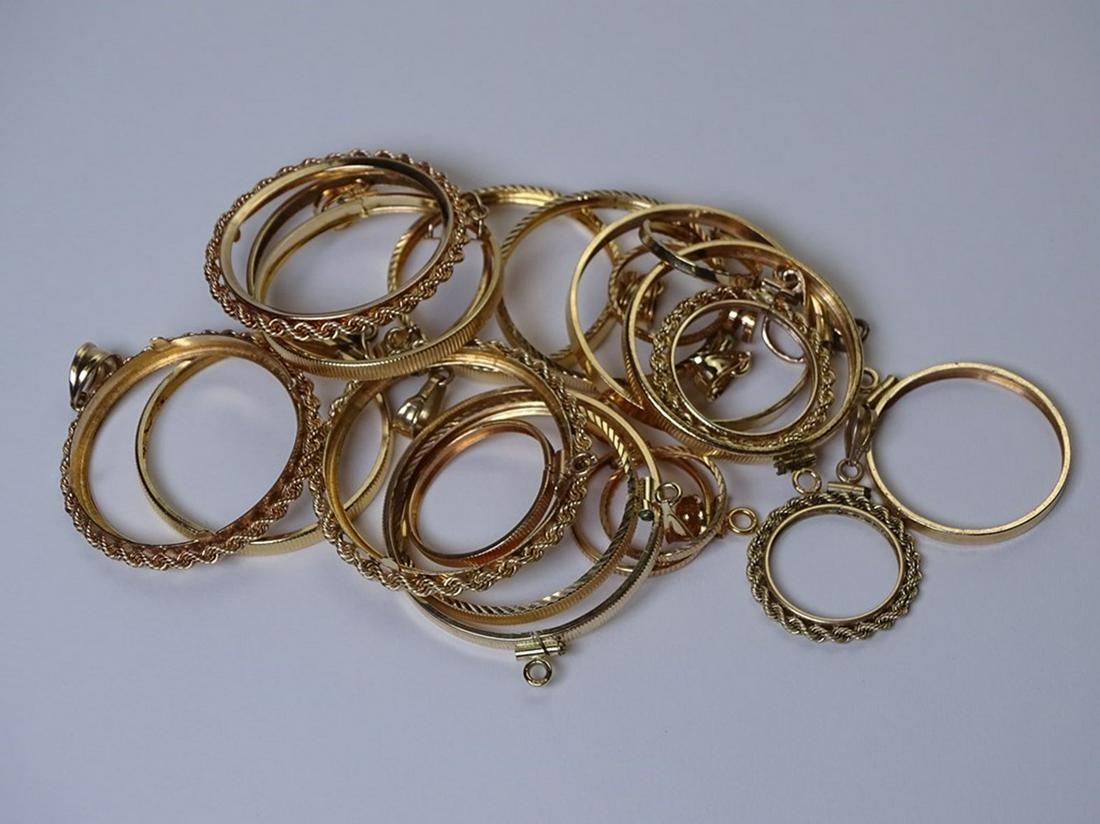 14K GOLD COIN BEZEL GROUPING (1 of 1)