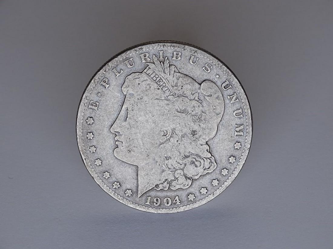 1904-S MORGAN SILVER DOLLAR (1 of 2)