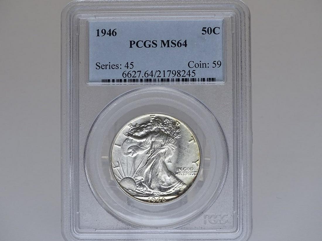 1946 U.S. WALKING LIBERTY HALF DOLLAR (1 of 2)