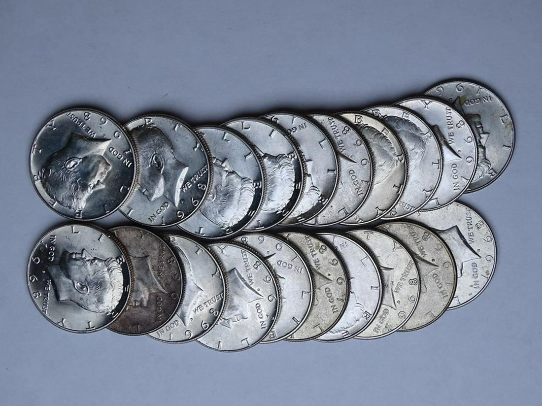 ROLL OF 40% KENNEDY HALF DOLLARS (1 of 1)
