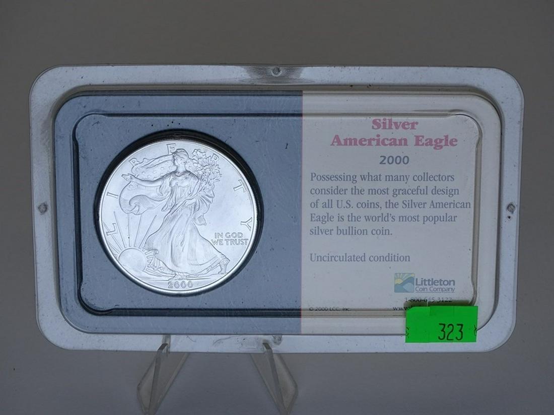 2000 AMERICAN SILVER EAGLE (1 of 1)