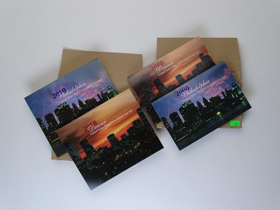 2008 & 2010 U.S. UNCIRCULATED SETS (1 of 1)