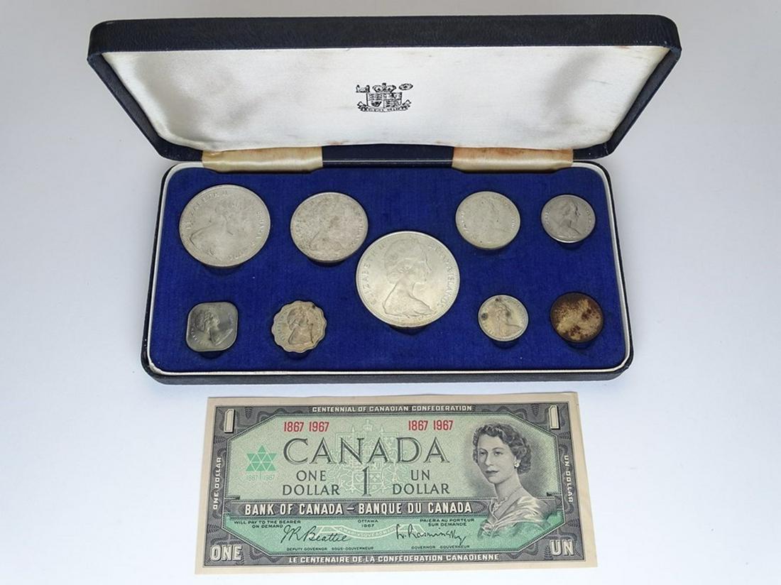 1966 BAHAMAS SILVER COIN SET (1 of 1)