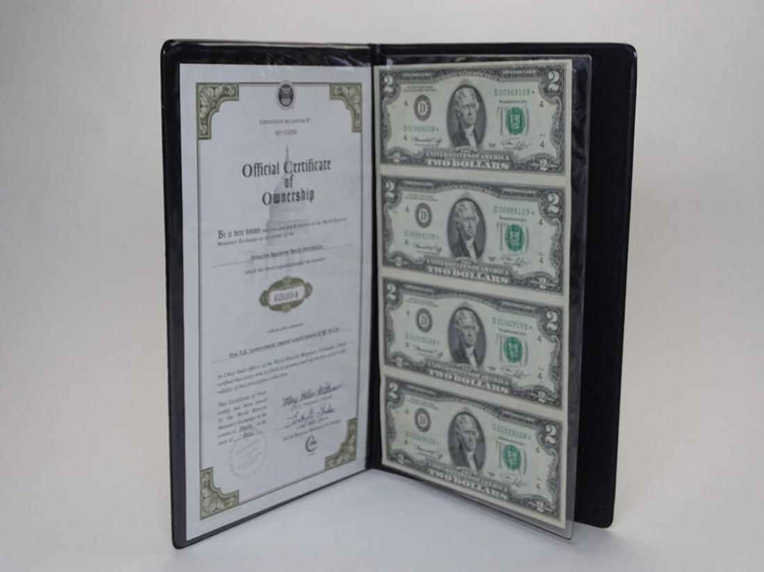 1976 U.S. $2 UNCUT SHEET - STAR NOTE (1 of 1)