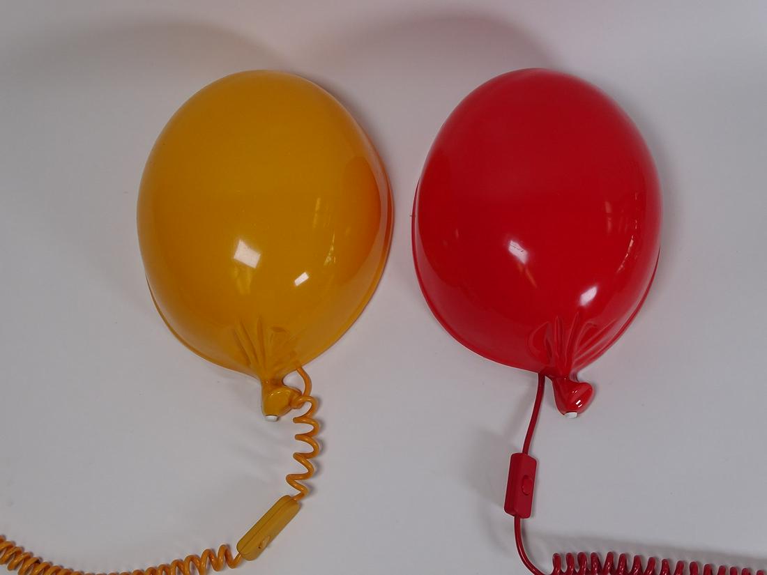 POP-ART BALLOON FORM WALL LAMPS: GERMANY