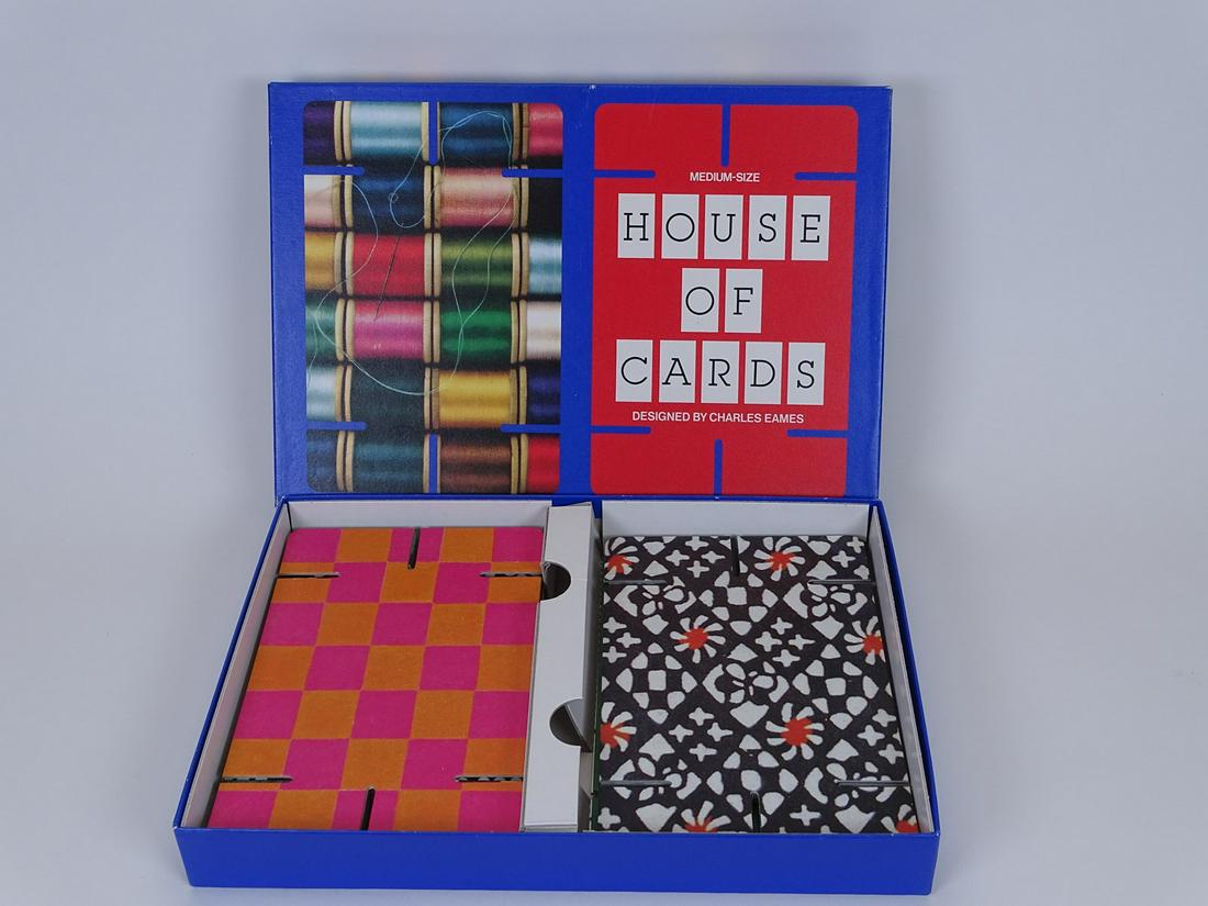 CHARLES EAMES HOUSE OF CARDS GAME: MOMA, 1992.