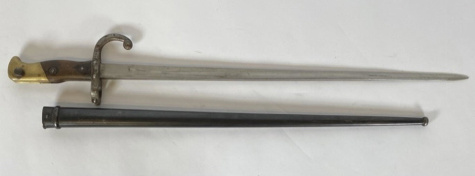 1877 FRENCH BAYONET WITH SCABBARD: SEE TITLE