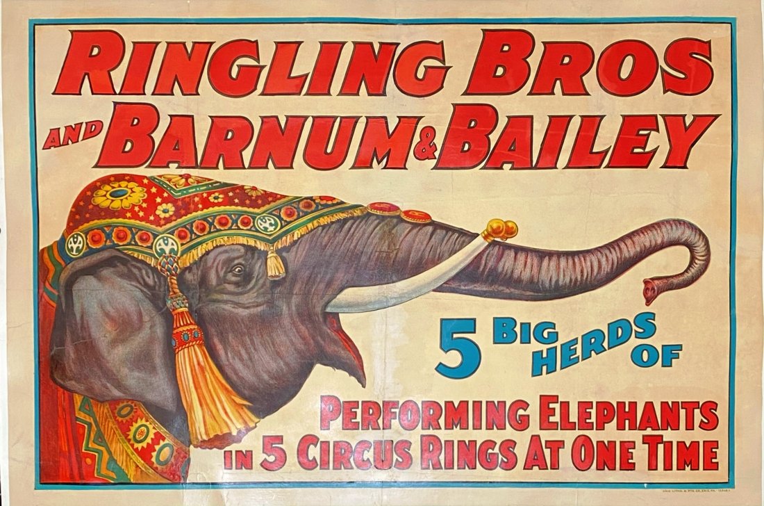 RINGLING BROS. & BARNUM & BAILEY CIRCUS POSTER (1 of 1)