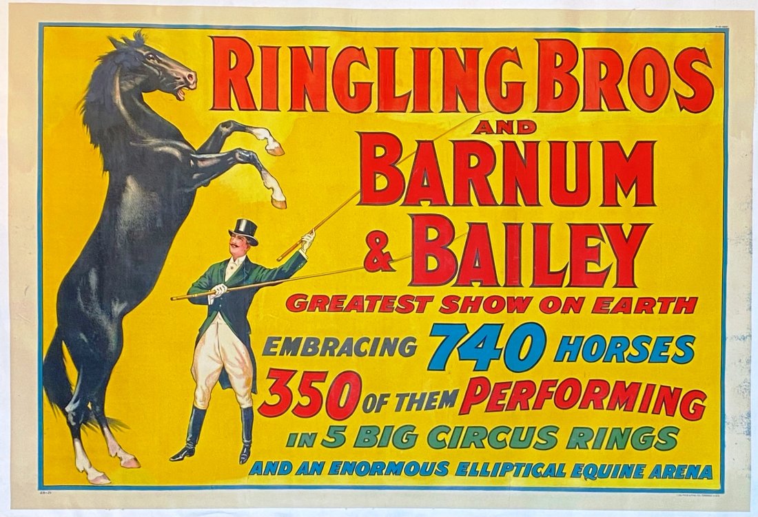 RINGLING BROS. & BARNUM & BAILEY CIRCUS POSTER (1 of 1)