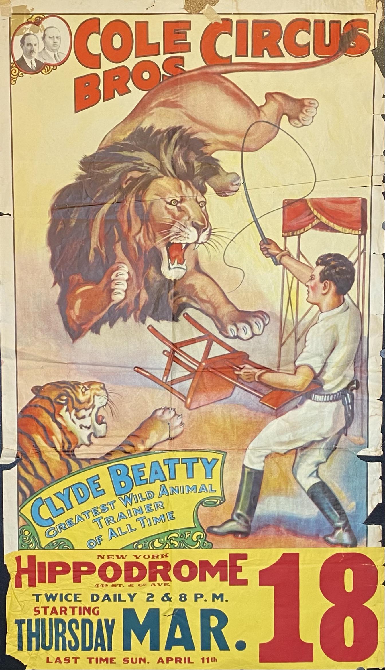 COLE BROS. CIRCUS POSTER (1 of 1)