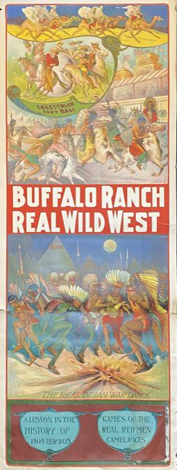 BUFFALO RANCH REAL WILD WEST SHOW POSTER (1 of 1)