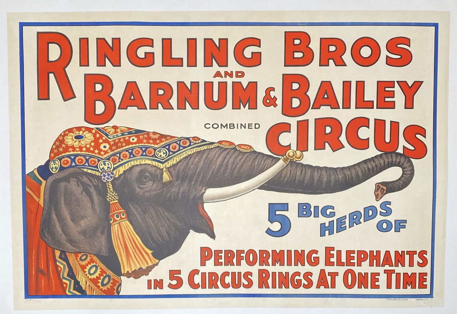 RINGLING BROS. AND BARNUM & BAILEY CIRCUS POSTER (1 of 1)