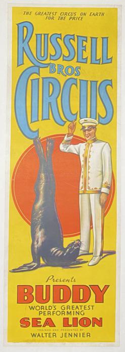 RUSSELL BROS. CIRCUS POSTER (1 of 1)