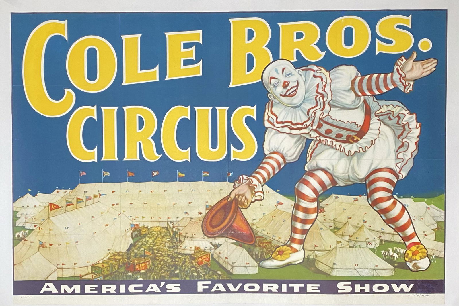 COLE BROS. CIRCUS POSTER (1 of 1)