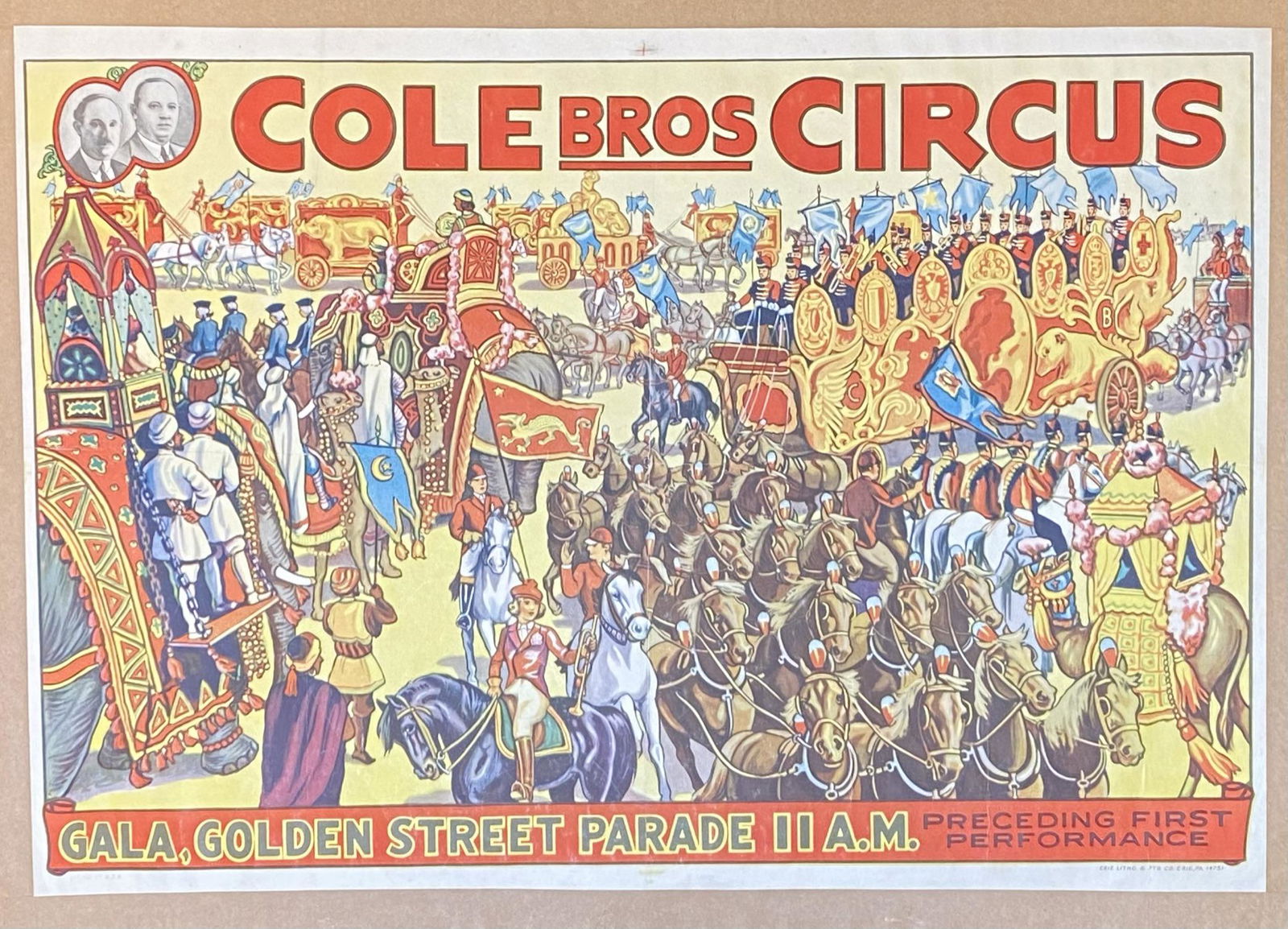 COLE BROS. CIRCUS POSTER (1 of 1)