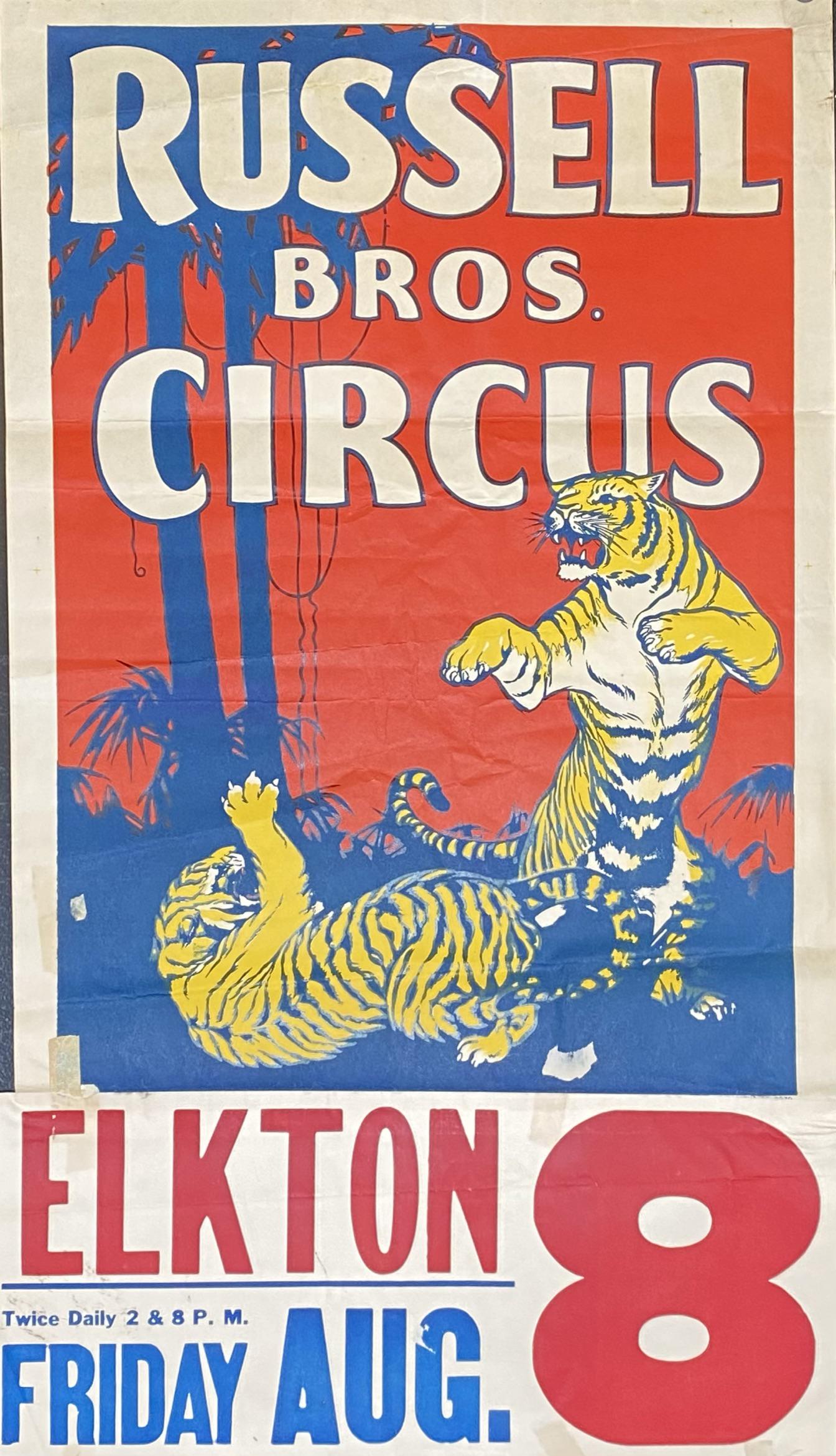 RUSSELL BROS. CIRCUS POSTER (1 of 1)