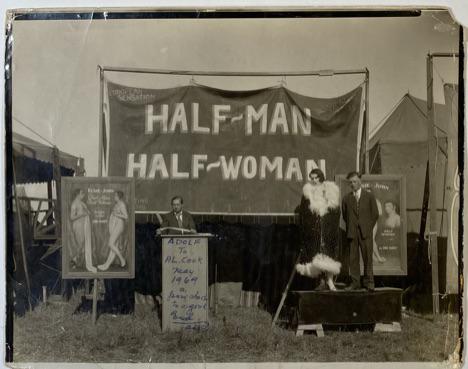 ELSIE-JOHN HALF-MAN, HALF-WOMAN PHOTOGRAPH (1 of 2)