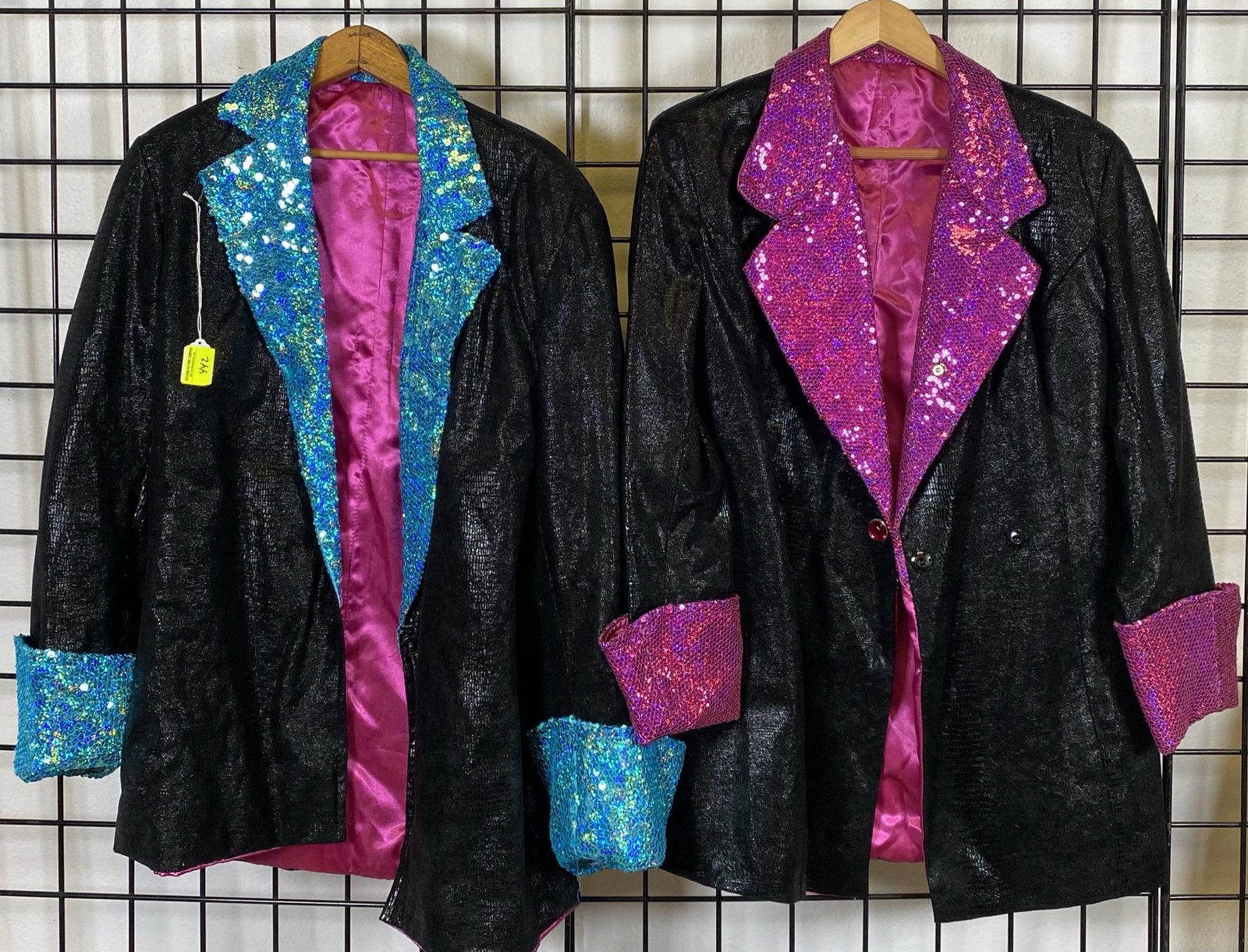 PAIR OF ACCENTED JACKETS: JOANNE WILSON COLLECTION. APPROX. SIZE L.
