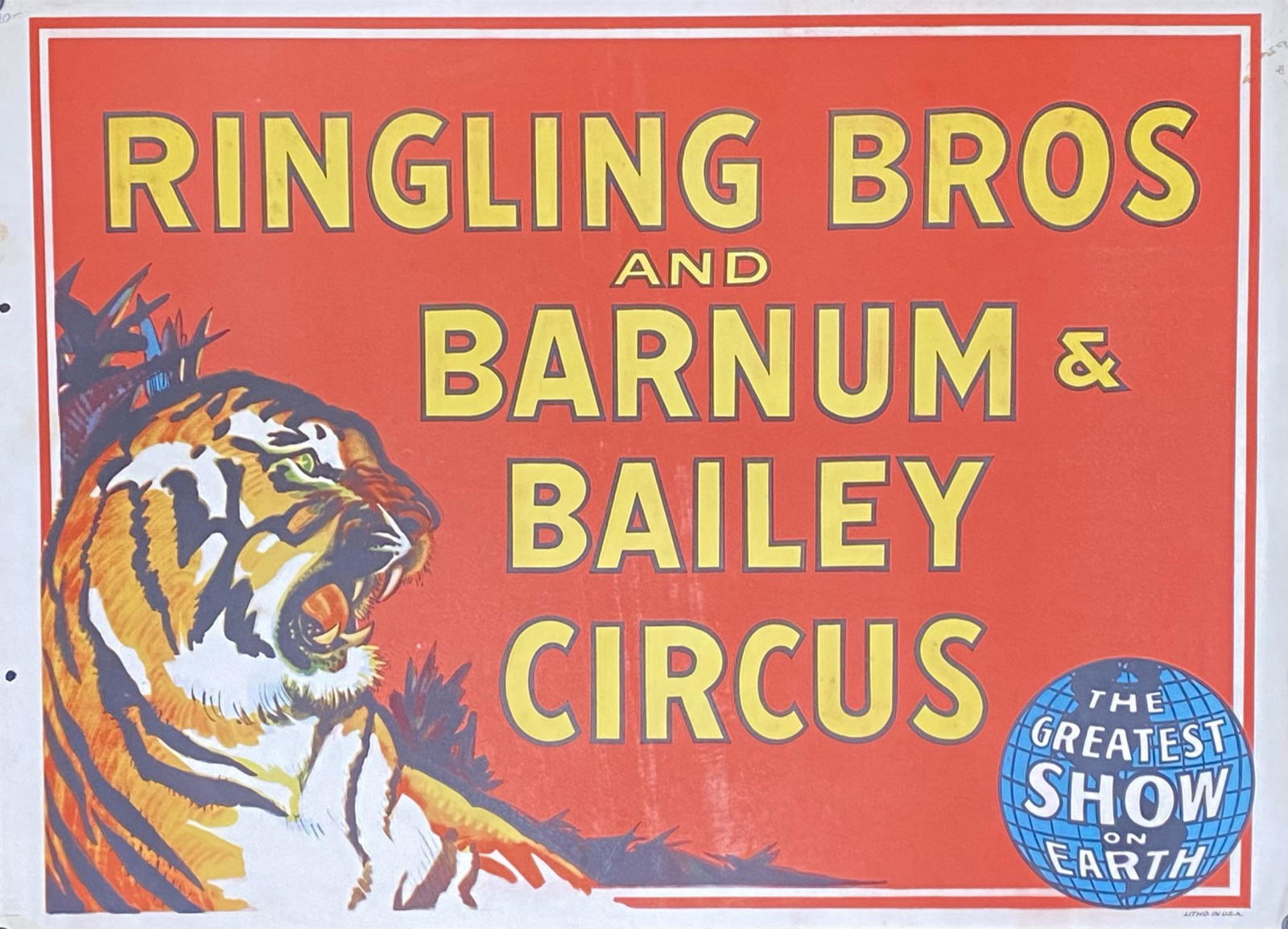 RINGLING BROS. & BARNUM & BAILEY CIRCUS POSTER (1 of 1)