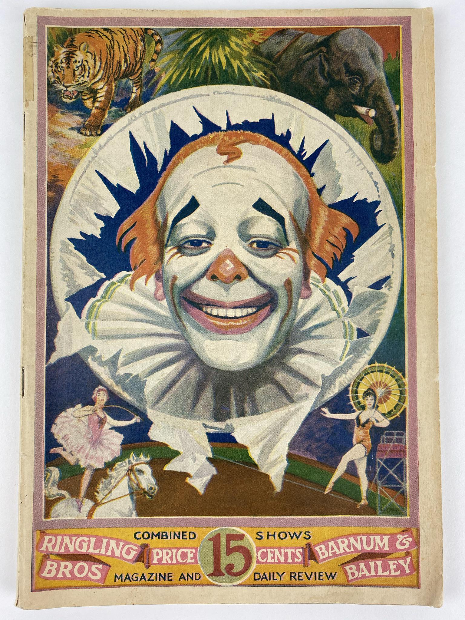 1929 RINGLING BROS. AND BARNUM & BAILEY PROGRAM (1 of 2)