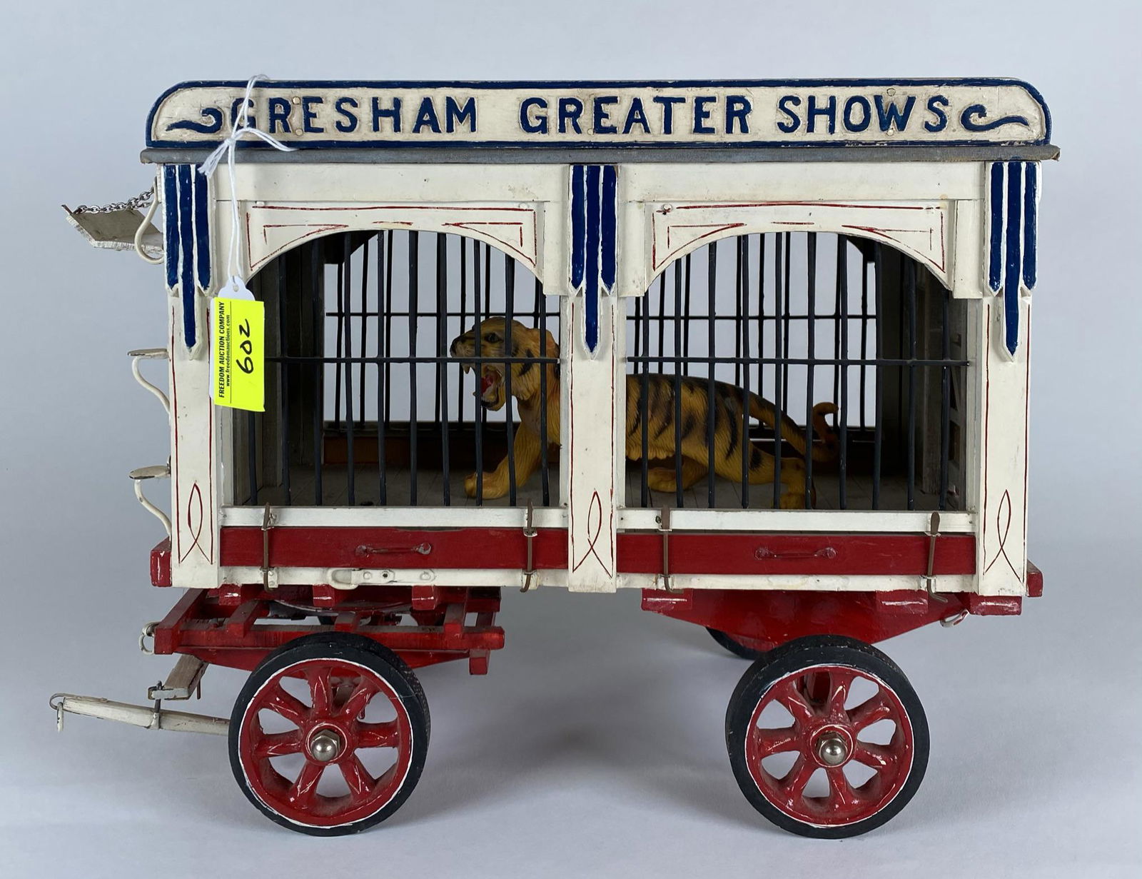 GRESHAM GREAT SHOWS TIGER CAGE WAGON MODEL (1 of 3)