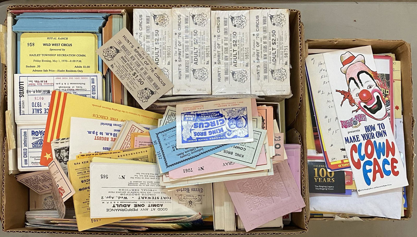 COLLECTION OF CIRCUS TICKETS (1 of 1)