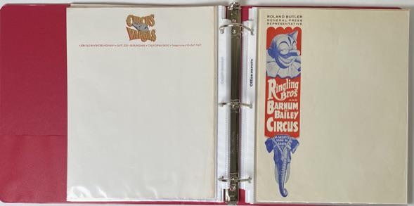 COLLECTION OF CIRCUS LETTERHEAD (1 of 1)