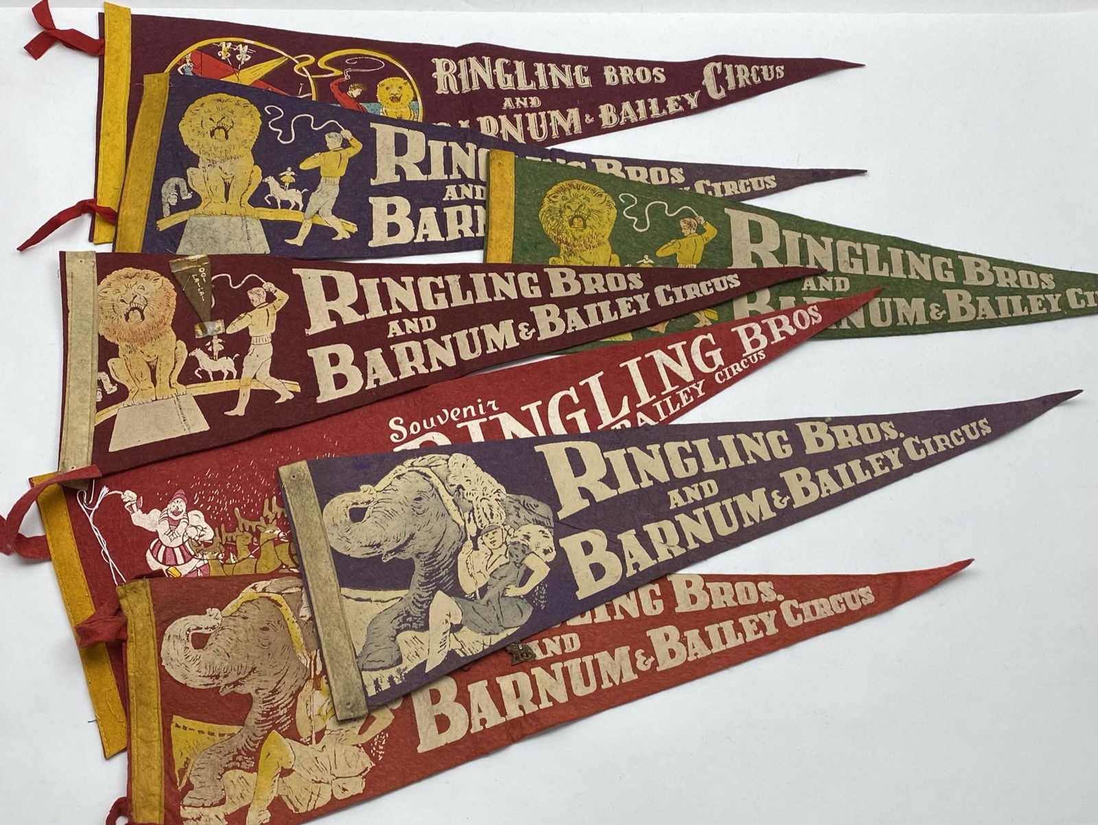 RBBB CIRCUS FELT PENNANT COLLECTION (1 of 1)