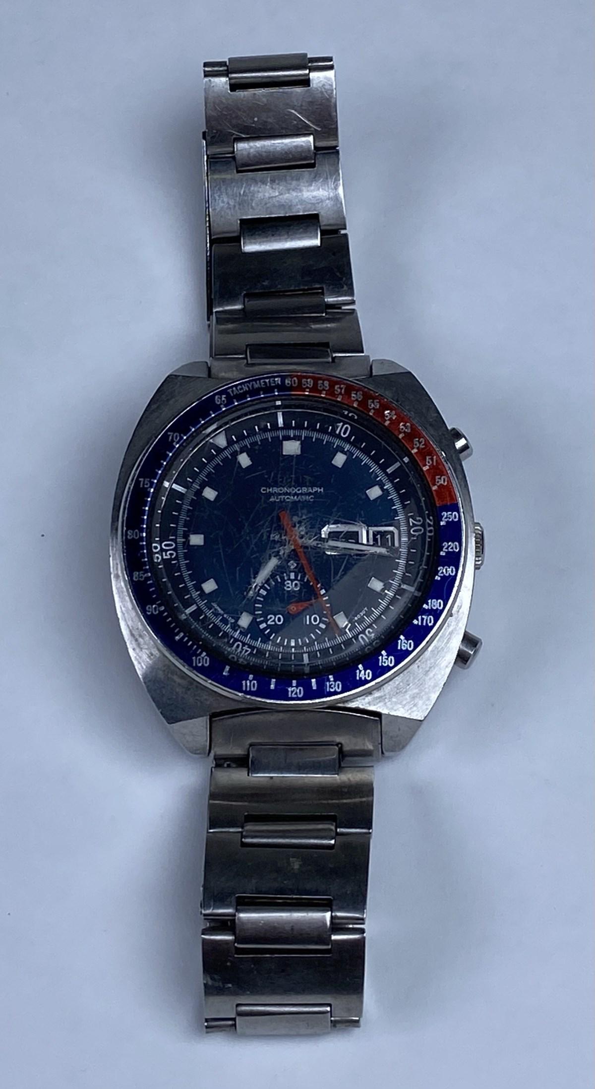 VINTAGE SEIKO WRISTWATCH - #6139-6002: RUNNING, WEAR TO CRYSTAL.