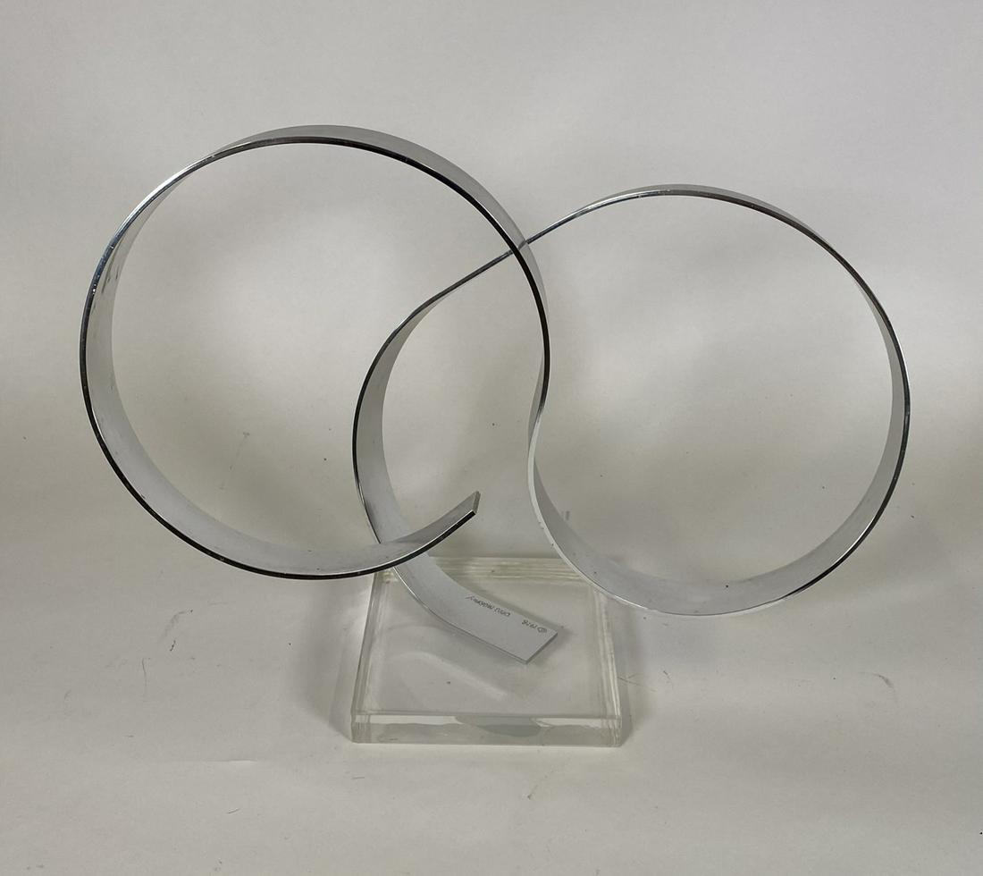 DAN MURPHY (AMRICAN, B.1942) MODERNIST SCULPTURE: SIGNED, 1978. 12.5"H