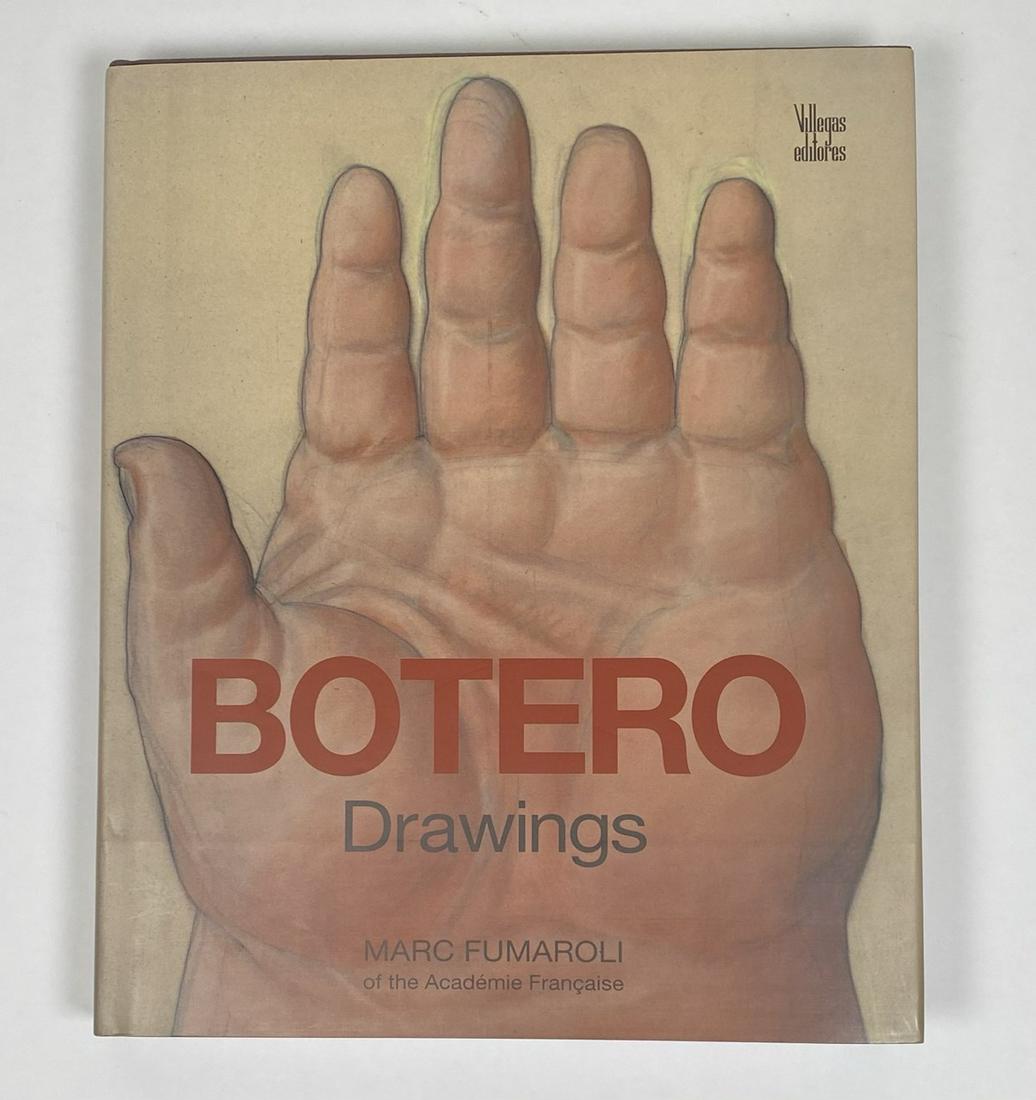 BOTERO DRAWINGS BOOK, 1999: HARD COVER WITH JACKET. CONTAINING STORY AND FERNANDO BOTERO ILLUSTRATIONS. 10.5"X12"5