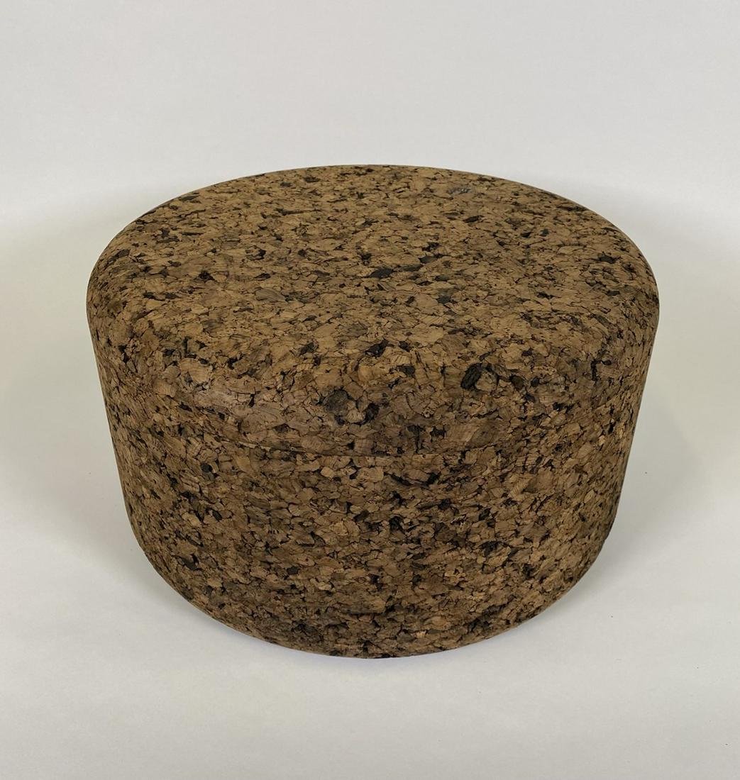 JASPER MORRISON FOR MOOI CORK STOOL: 18"DIA., 10"
