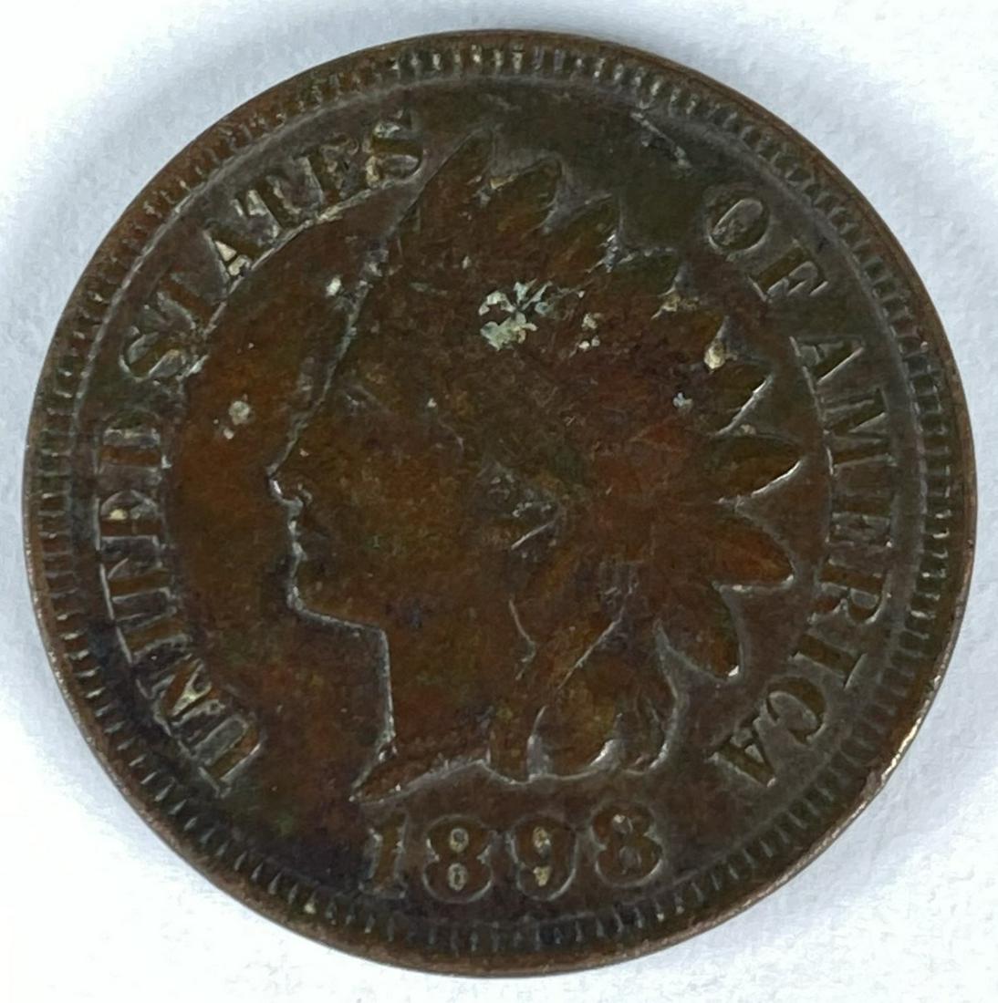 1898 U.S. INDIAN HEAD CENT: F