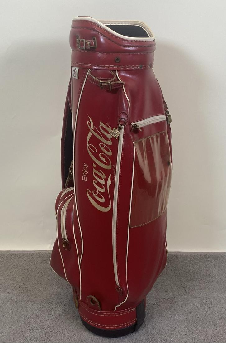 VINTAGE COCA-COLA GOLF BAG: SEE TITLE