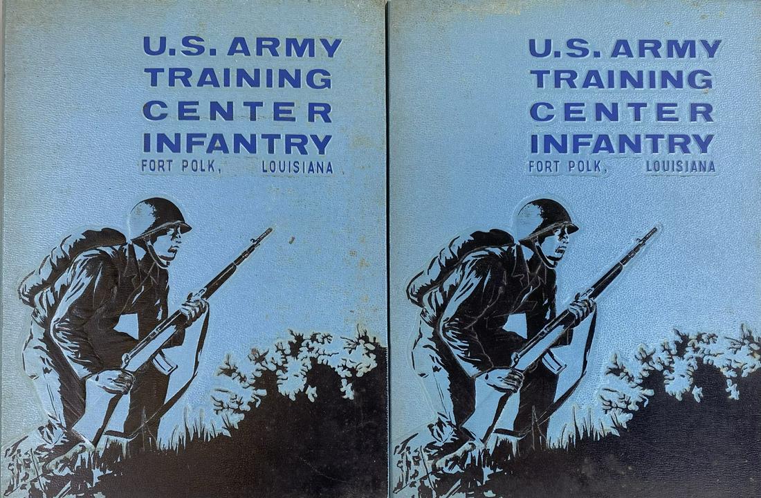 PAIR - MILITARY SCRAPBOOKS: BOTH BOOKS PERTAINING TO LT. COL. ROBERT DEXHEIMER, C.1950'S & 60'S. CONTAINS CLIPPINGS, PHOTOS AND EPHEMERA.