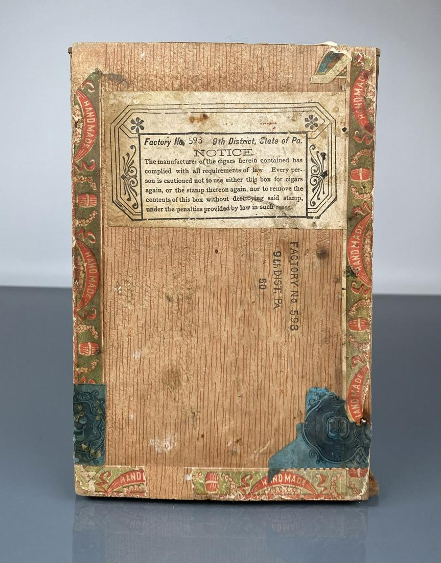 Cuban Fairy cigar box 1901 stamp