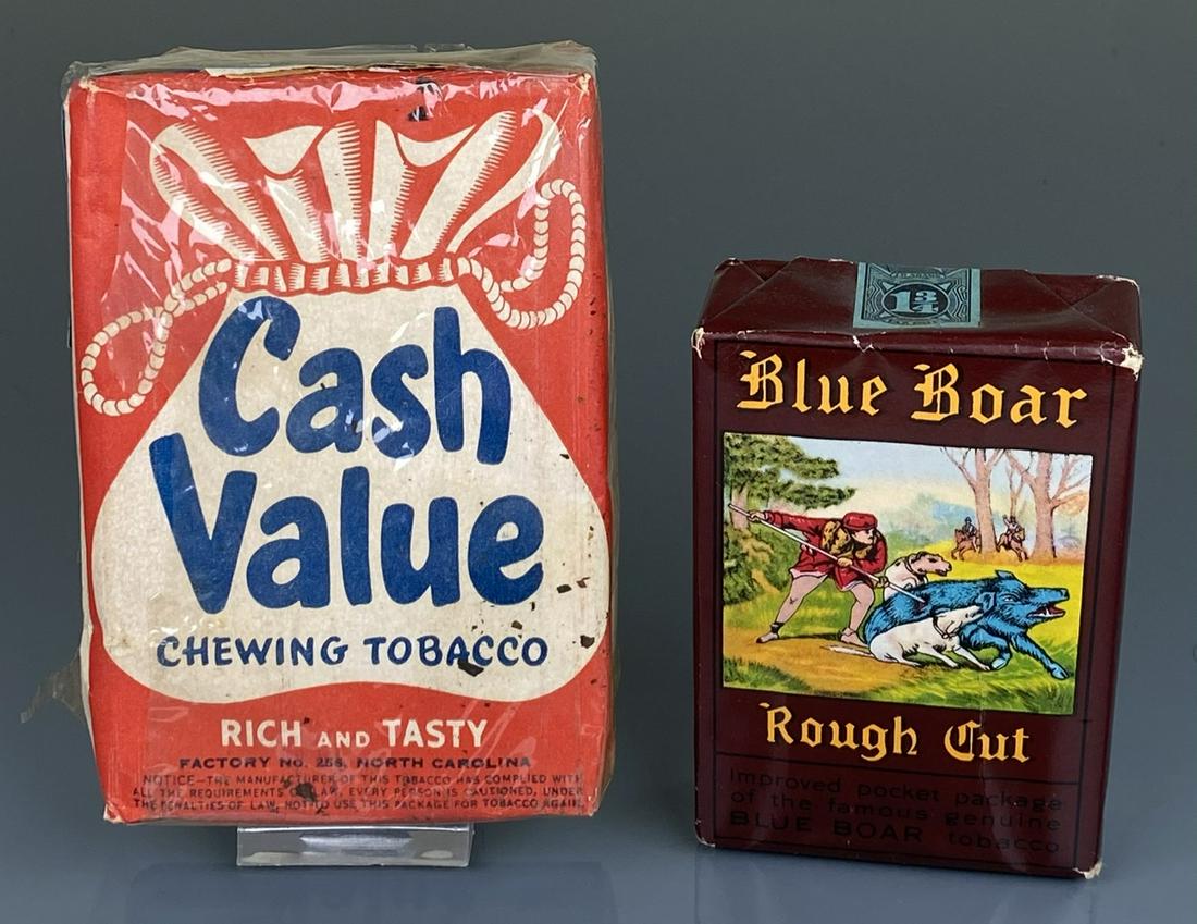 blue boar tobacco Blue Boar + Cash Value Tobacco Unopened Packs