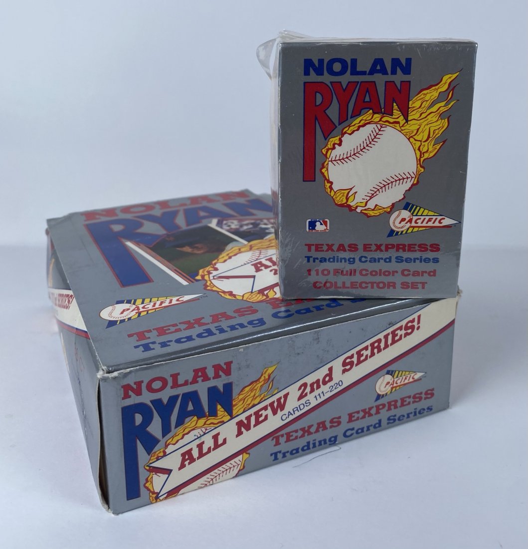 1991 NOLAN RYAN TEXAS EXPRESS UNOPENED BOX: COMPLETE WITH UNOPENED PACKS