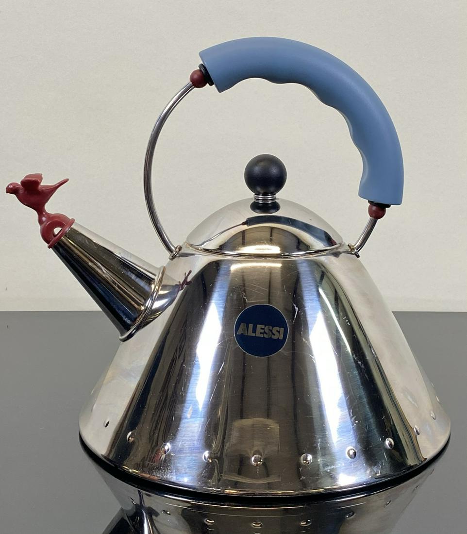 MICHAEL GRAVES FOR ALESSI TEA KETTLE: LIGHT WEAR