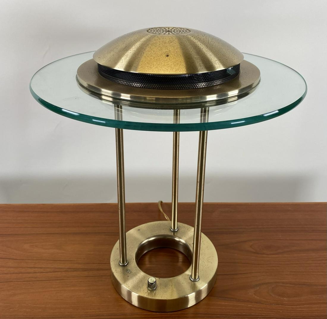 ROBERT SONNEMAN SAUCER DESK LAMP: 16"