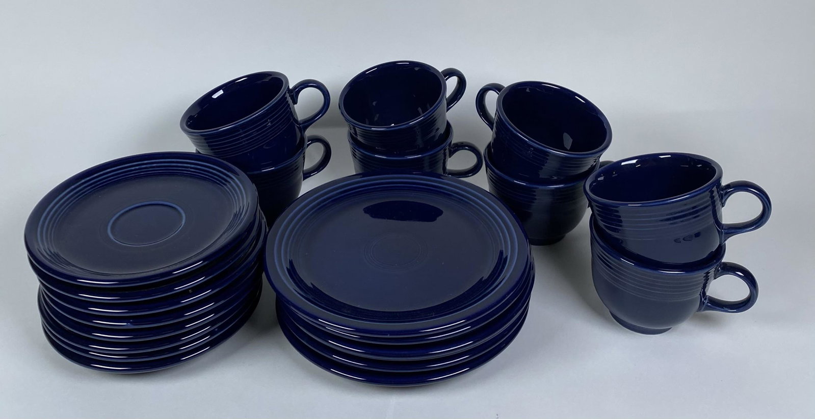 COBALT FIESTA WARES: 22 PIECES