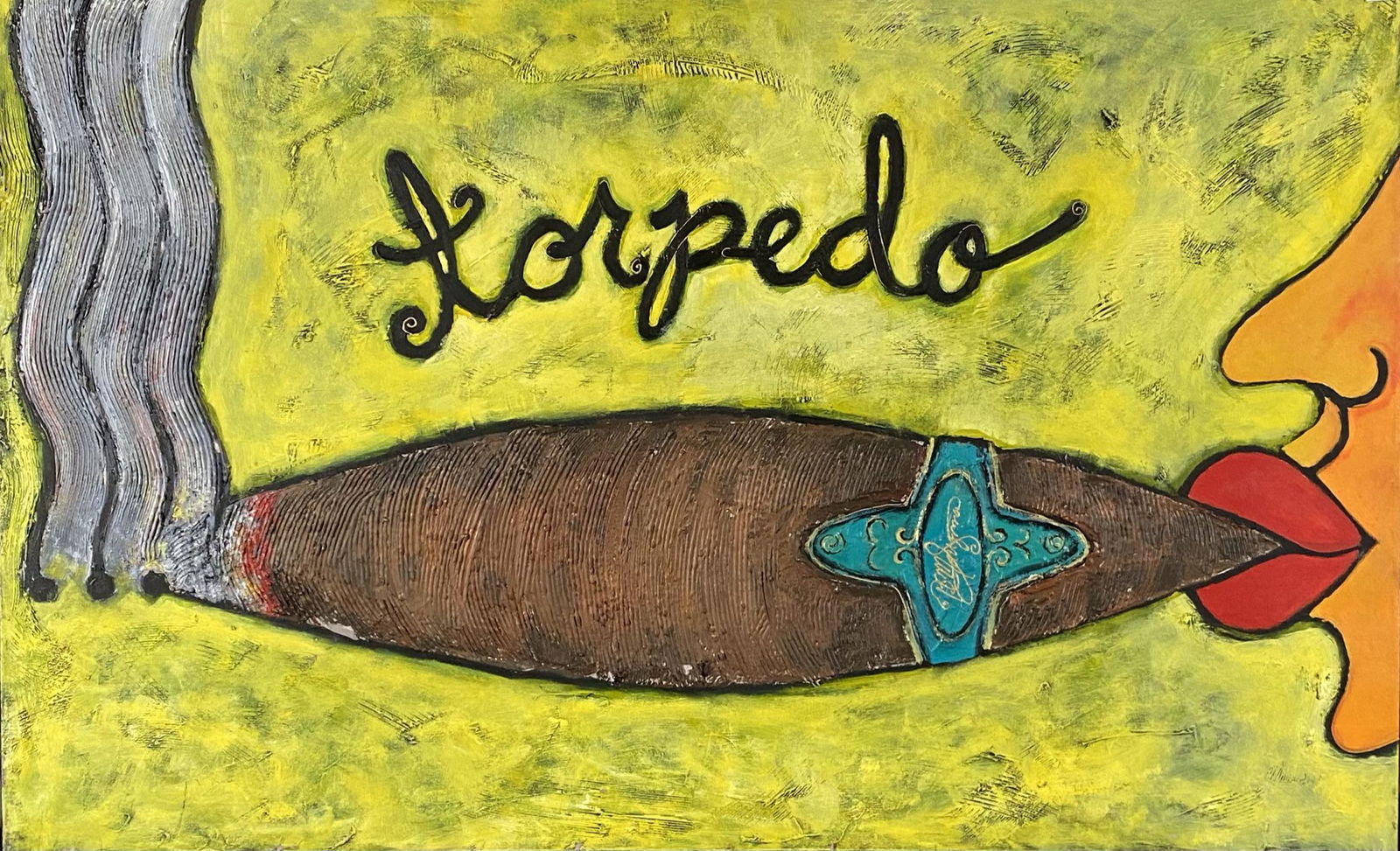 TORPEDO CIGAR PAINTING