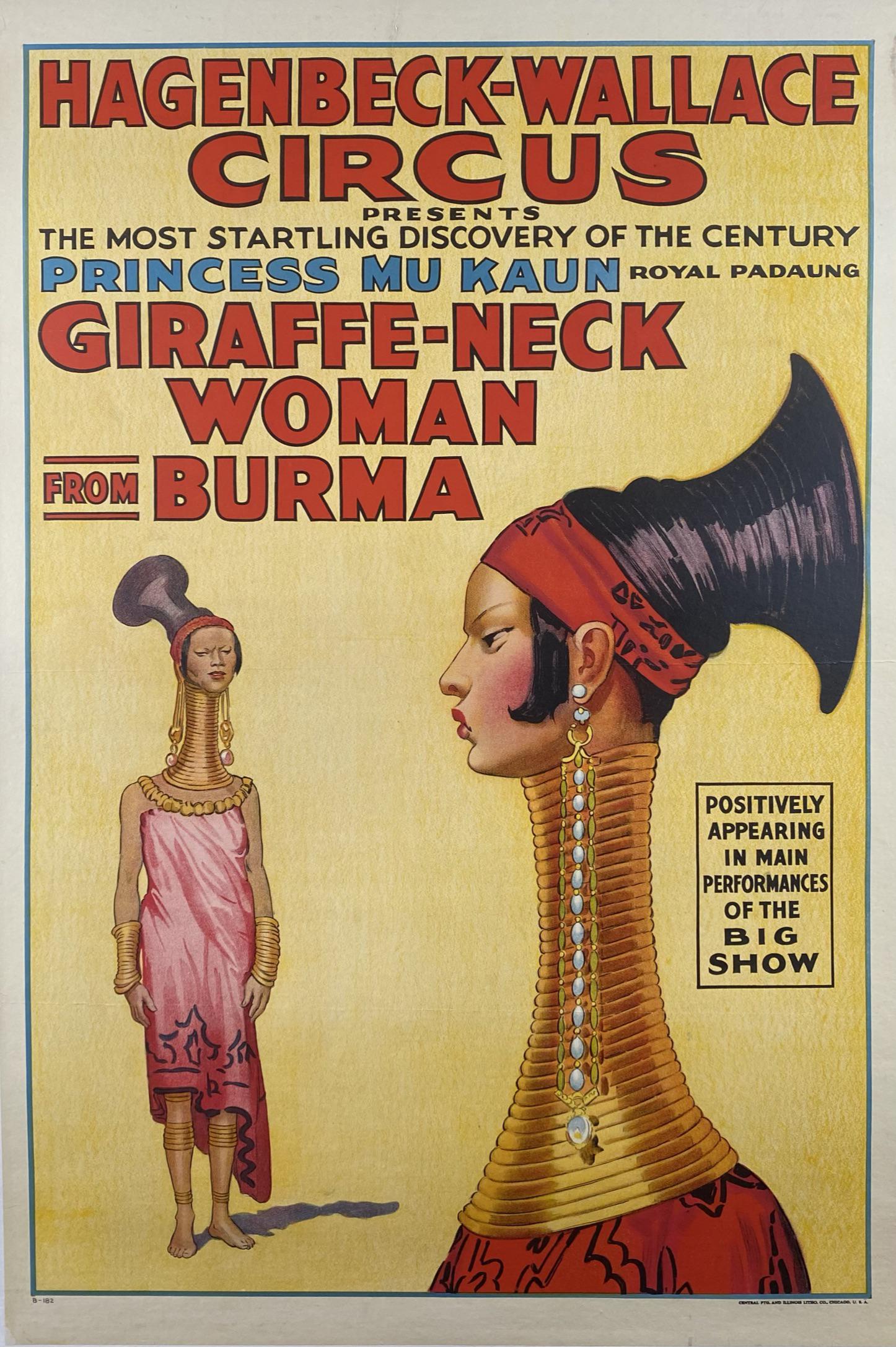 HAGENBECK-WALLACE CIRCUS POSTER (1 of 1)