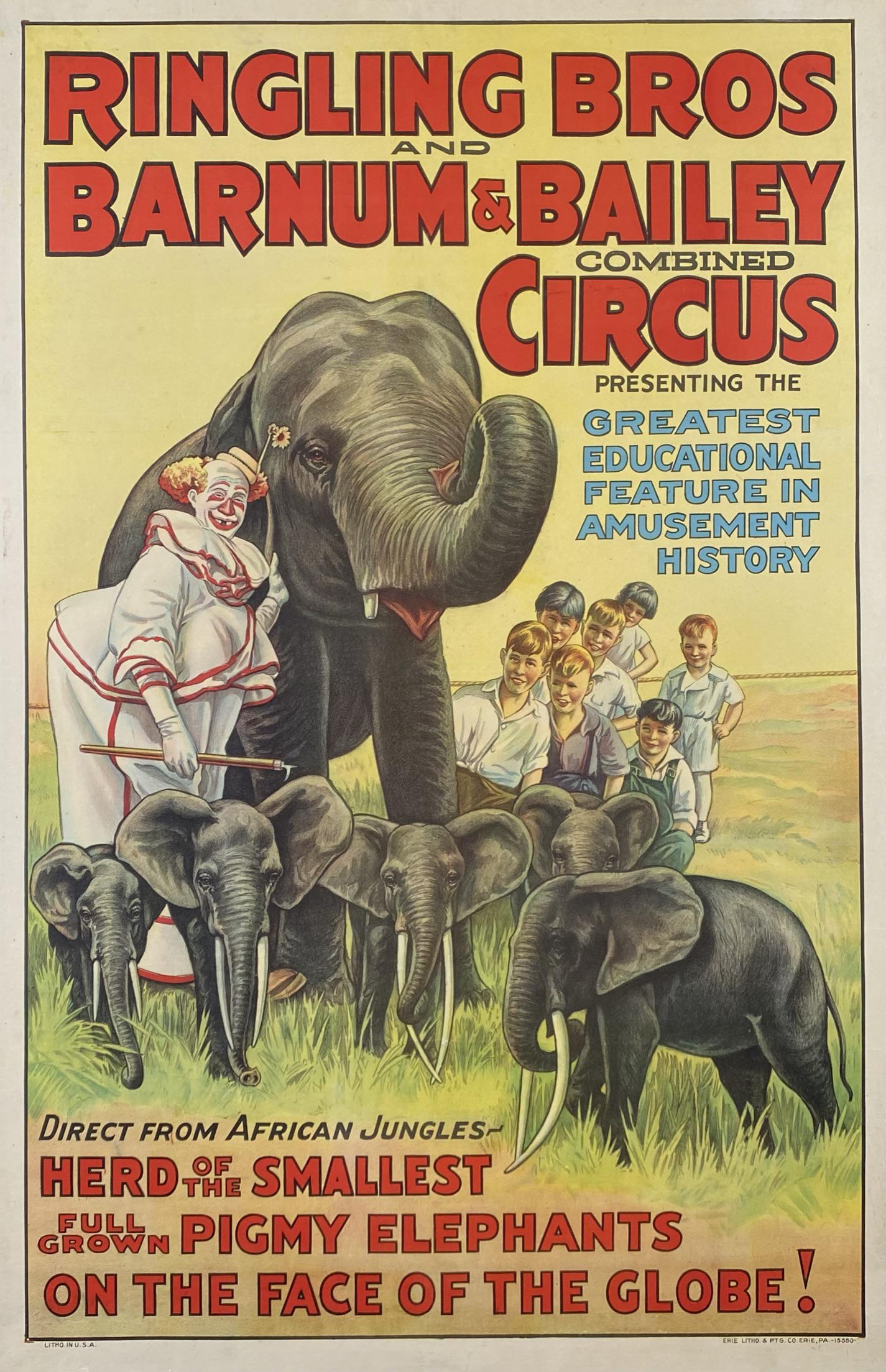 RINGLING BROS. AND BARNUM & BAILEY CIRCUS POSTER (1 of 1)