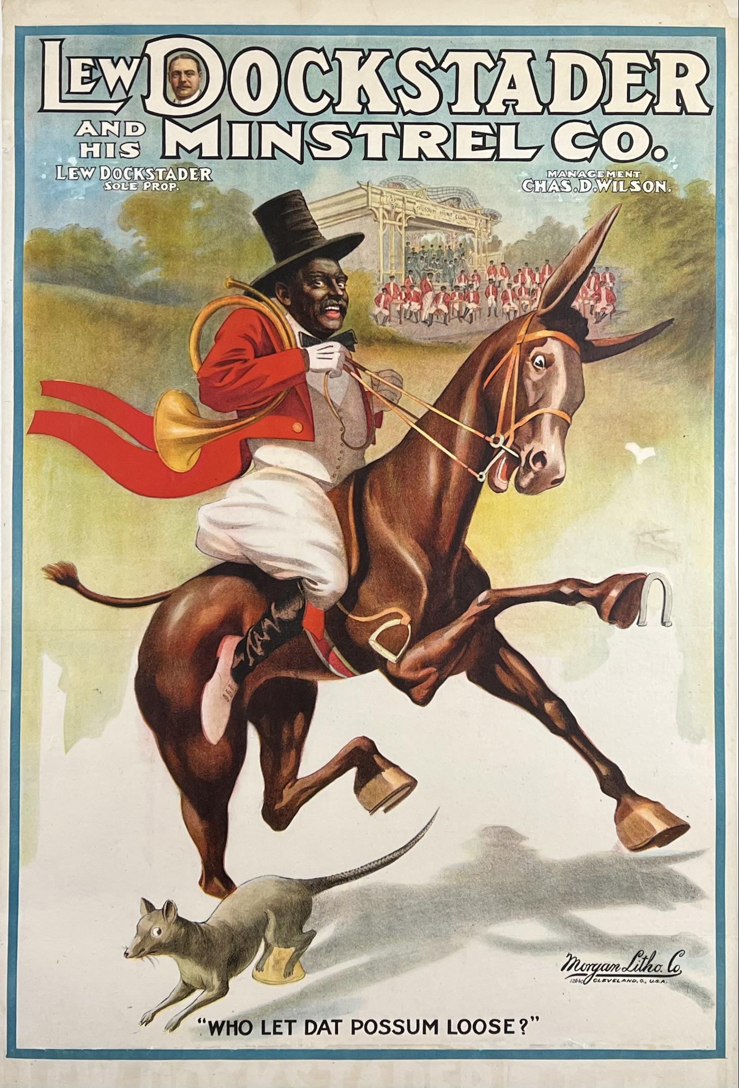 LEW DOCKSTADER MINSTREL CO. POSTER (0007B) on Feb 12, 2022 Freedom